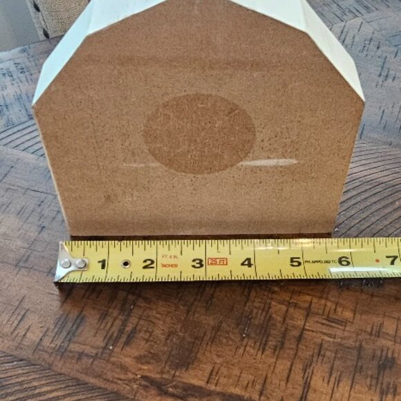 Wood Shelf Mantel Sitter Red Barn Farm Farmhouse Country Cottage Primitive - Picture 3 of 4